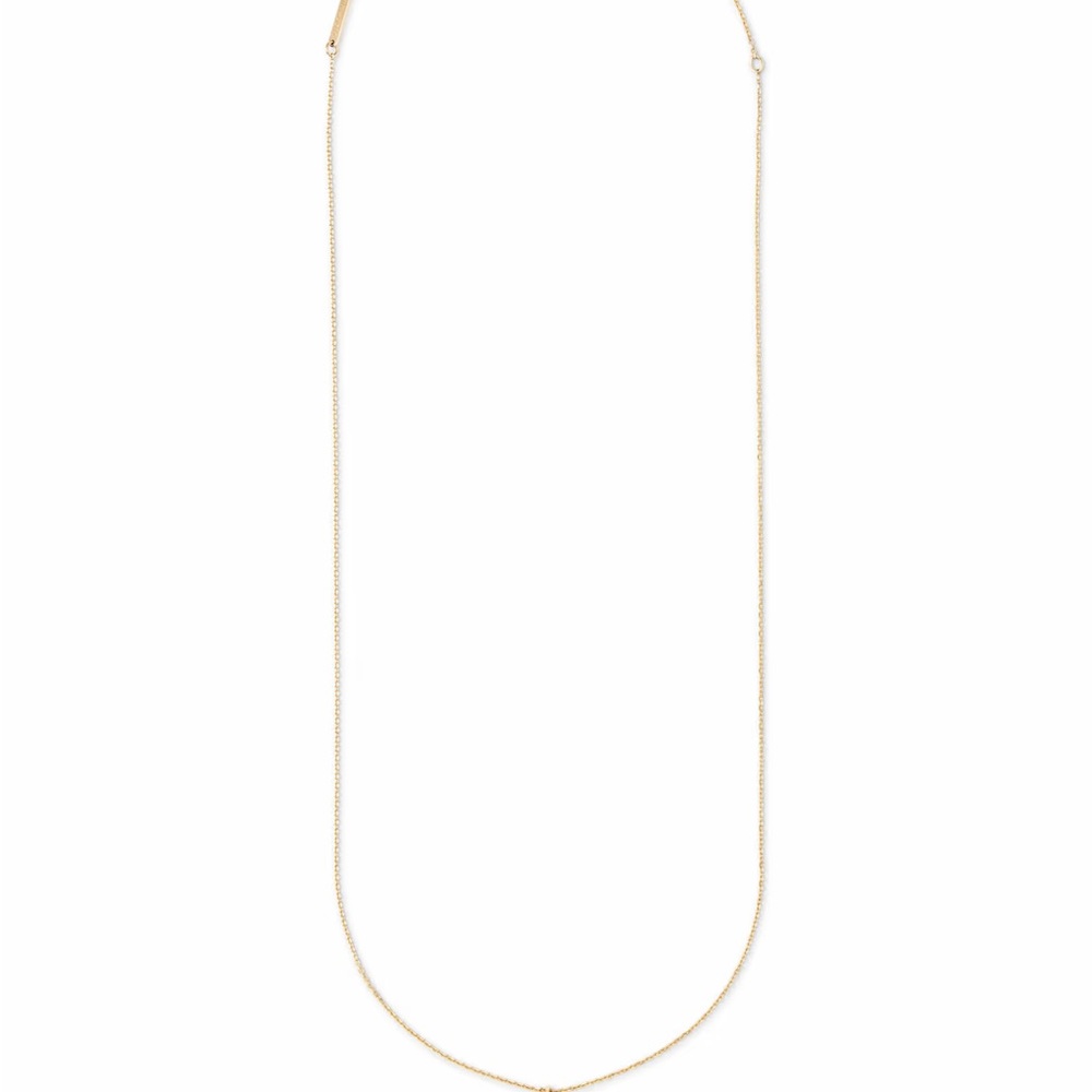 Kendra Scott Diamond Letter A Pendant Necklace in 14k Yellow Gold - Picture 6 of 6